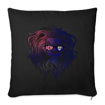 Saint Helena - Sofa pillowcase 17,3'' x 17,3'' (45 x 45 cm) - black - Front