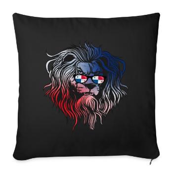 Panama - Sofa pillowcase 17,3'' x 17,3'' (45 x 45 cm) - black - Front