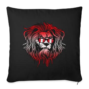 Peru - Sofa pillowcase 17,3'' x 17,3'' (45 x 45 cm) - black - Front