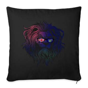 Pitcairn (Îles) - Housse de coussin décorative 45 x 45 cm - noir - Devant