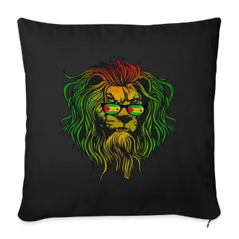 Sao Tome and Principe - Sofa pillowcase 17,3'' x 17,3'' (45 x 45 cm) - black - Front
