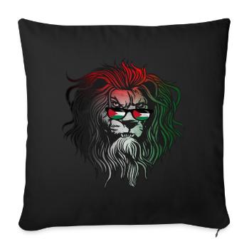 Palestine - Housse de coussin décorative 45 x 45 cm - noir - Devant