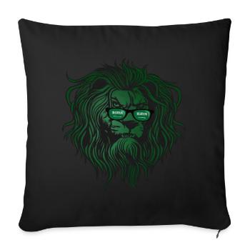Saudi Arabia - Sofa pillowcase 17,3'' x 17,3'' (45 x 45 cm) - black - Front