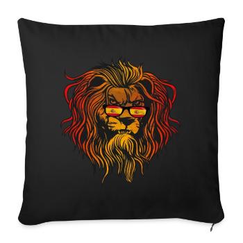 Spanien - Sofakissenbezug 45 x 45 cm - Schwarz - Vorne