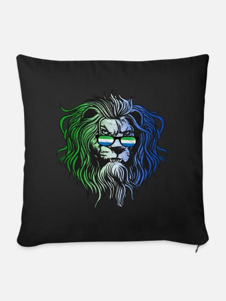 Sierra Leone - Sofakissenbezug 45 x 45 cm - Schwarz