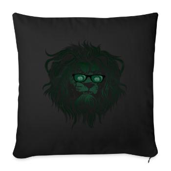 Sindh - Housse de coussin décorative 45 x 45 cm - noir - Devant