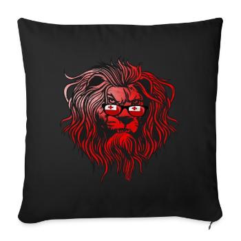 Tonga - Sofa pillowcase 17,3'' x 17,3'' (45 x 45 cm) - black - Front