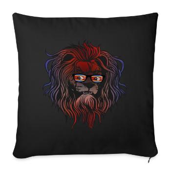 Swaziland - Housse de coussin décorative 45 x 45 cm - noir - Devant