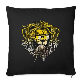 Vatican - Sofa pillowcase 17,3'' x 17,3'' (45 x 45 cm) - black - Front