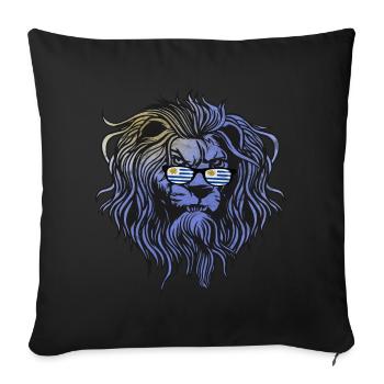 Uruguay - Sofa pillowcase 17,3'' x 17,3'' (45 x 45 cm) - black - Front