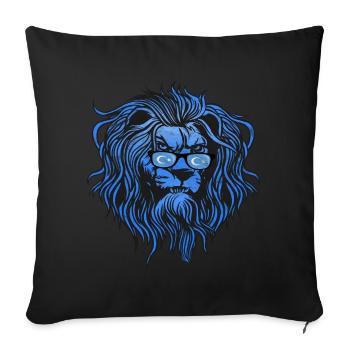Ouïghours - Housse de coussin décorative 45 x 45 cm - noir - Devant