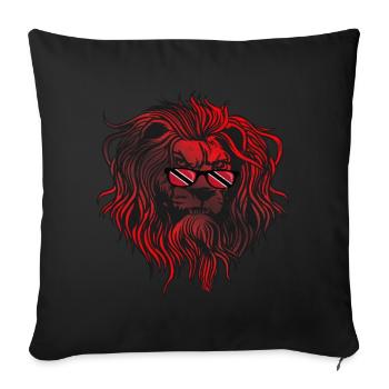 Trinidad and Tobago - Sofa pillowcase 17,3'' x 17,3'' (45 x 45 cm) - black - Front