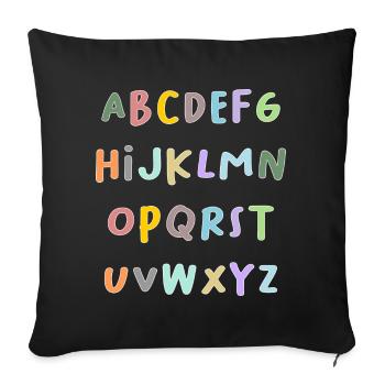 MERCI. MAÎTRESSE. MAÎTRE. MERCI MAÎTRESSE - Housse de coussin décorative 45 x 45 cm - noir - Devant
