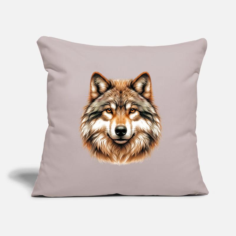 Wolf Sofa pillowcase 17,3'' x 17,3'' (45 x 45 cm)