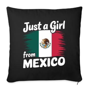 Mexico Mexico Mexican Spanish - Sofa pillowcase 17,3'' x 17,3'' (45 x 45 cm) - black - Front