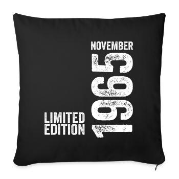 November 1965 Limited Edition November 1965 - Sofa pillowcase 17,3'' x 17,3'' (45 x 45 cm) - black - Front