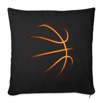 Basketball Basketball Player Gift Idea Baller Bball - Sofa pillowcase 17,3'' x 17,3'' (45 x 45 cm) - black - Front