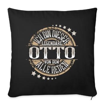Otto - Sofakissenbezug 45 x 45 cm - Schwarz - Vorne
