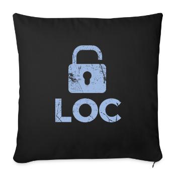 couple - Housse de coussin décorative 45 x 45 cm - noir - Devant