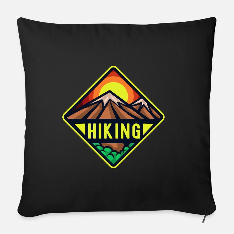 Wander - Sofa pillowcase 17,3'' x 17,3'' (45 x 45 cm) - black