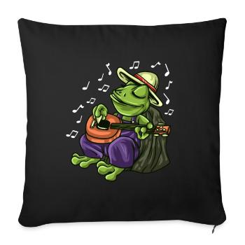 Banjo Shirts For Men Bluegrass Appalachia Folk - Sofa pillowcase 17,3'' x 17,3'' (45 x 45 cm) - black - Front