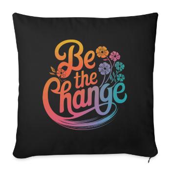 Altruismo Selfless Giving Giving School Spirit - Sofa pillowcase 17,3'' x 17,3'' (45 x 45 cm) - black - Front