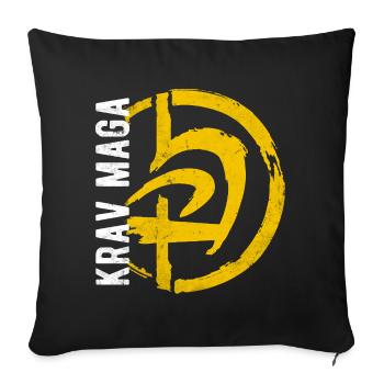 Kravmaga Krav Self Defense Gym GYM - Sofa pillowcase 17,3'' x 17,3'' (45 x 45 cm) - black - Front