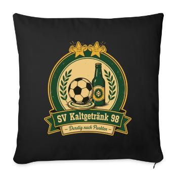 SV Kaltgetränk 98 - Sofakissenbezug 45 x 45 cm - Schwarz - Vorne