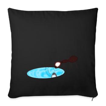 Ant - Sofa pillowcase 17,3'' x 17,3'' (45 x 45 cm) - black - Front
