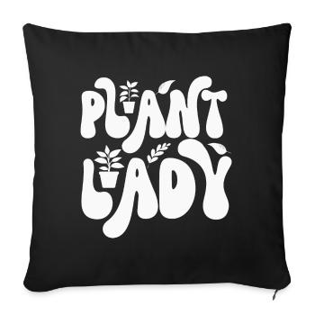 Planter - Housse de coussin décorative 45 x 45 cm - noir - Devant