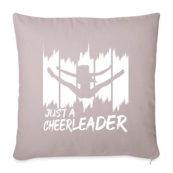 Only one cheerleader - Sofa pillowcase 17,3'' x 17,3'' (45 x 45 cm) - light taupe - Front