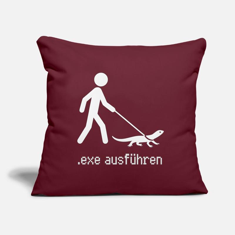 EXE ausführen Admin Informatiker Programmierer Sofakissenbezug 45 x 45 cm