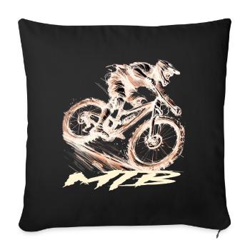 MTB - Sofa pillowcase 17,3'' x 17,3'' (45 x 45 cm) - black - Front