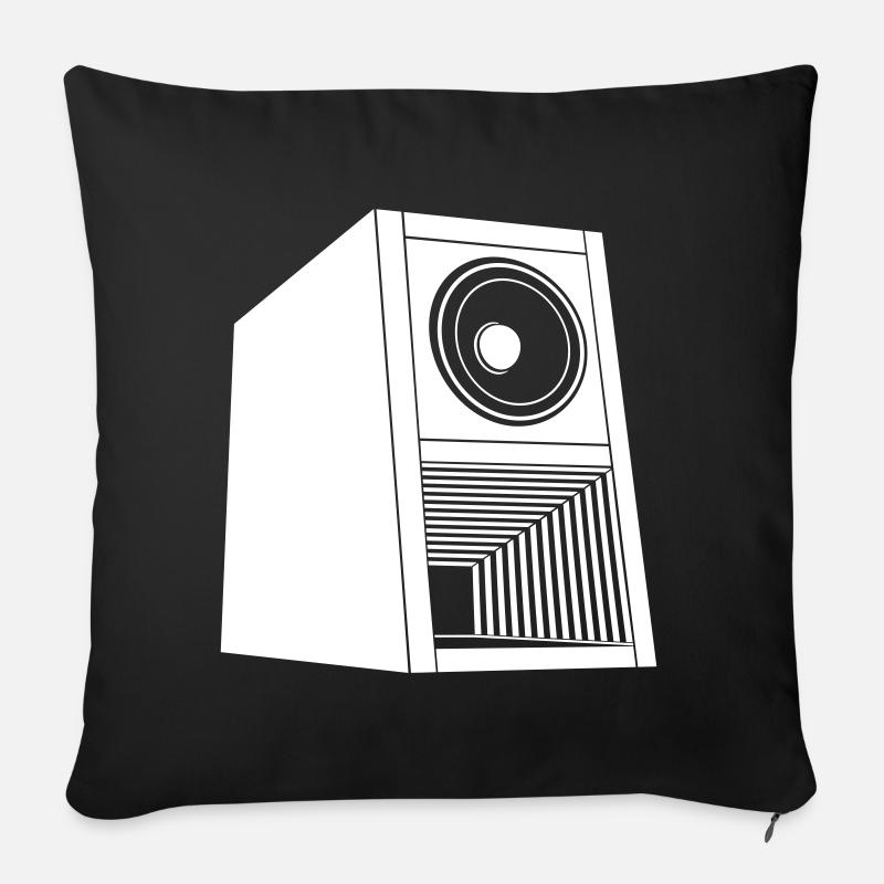 Speaker - Sofa pillowcase 17,3'' x 17,3'' (45 x 45 cm) - black