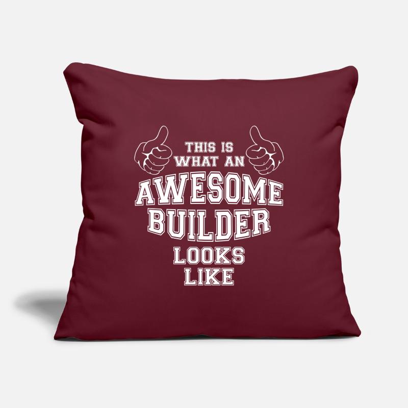 This is what an Awesome Builder Looks Like Gift Sofa pillowcase 17,3'' x 17,3'' (45 x 45 cm)