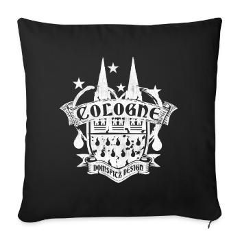 Domspitz Design - Sofakissenbezug 45 x 45 cm - Schwarz - Vorne