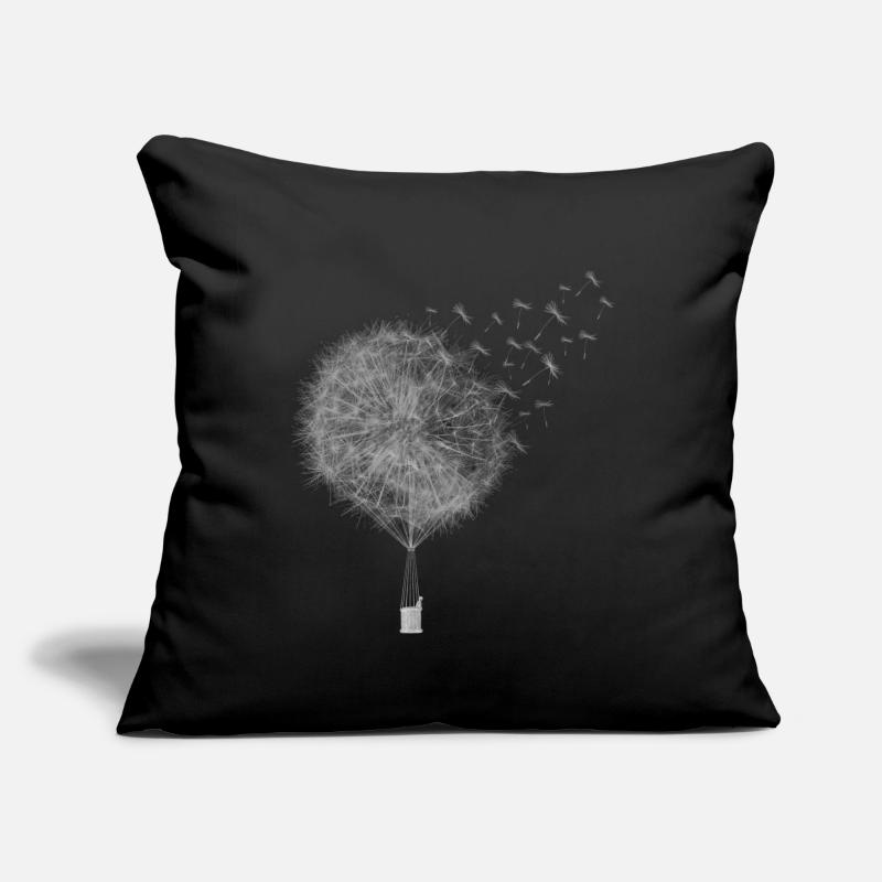 Heißluftballon Löwenzahn. Geschenk. Idee. Sofakissenbezug 45 x 45 cm