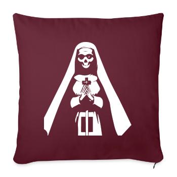 Bold and Mysterious Embrace Your Fearless Side wi - Sofa pillowcase 17,3'' x 17,3'' (45 x 45 cm) - burgundy - Front