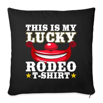 Cowboy - Sofakissenbezug 45 x 45 cm - Schwarz - Vorne