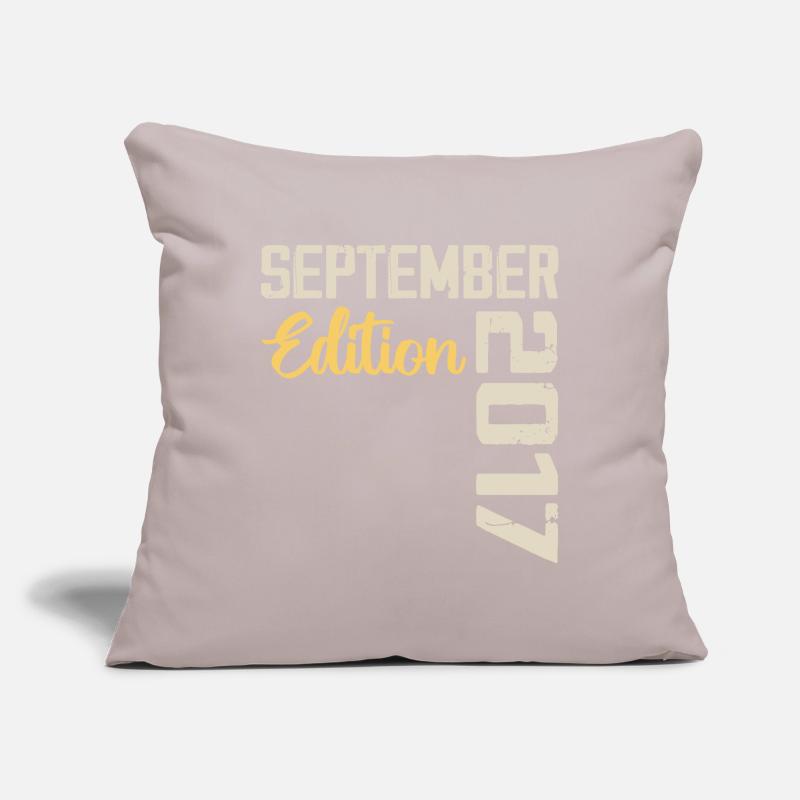 September 2017 - 7th Anniversary September 2017 Sofa pillowcase 17,3'' x 17,3'' (45 x 45 cm)