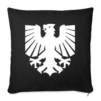 Dortmund - Dortmunder Adler - Sofakissenbezug 45 x 45 cm - Schwarz - Vorne