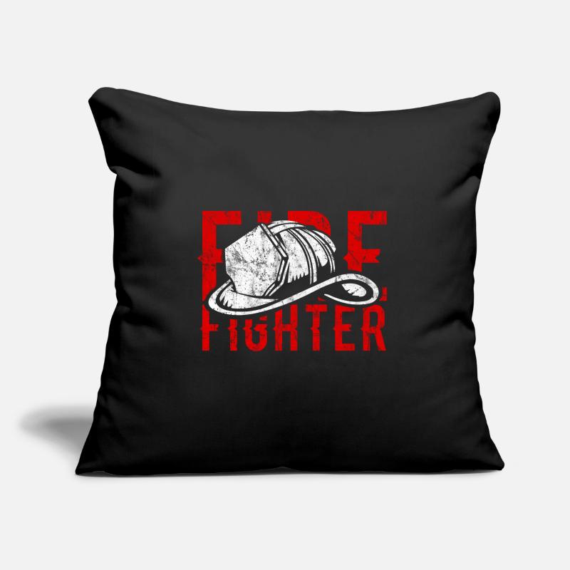 pompier Housse de coussin décorative 45 x 45 cm