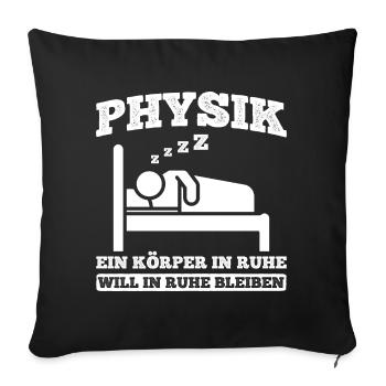 Physik Nerd - Sofakissenbezug 45 x 45 cm - Schwarz - Vorne