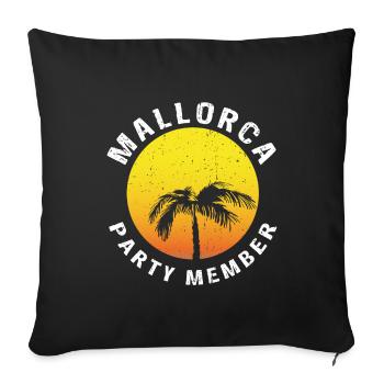 MEMBRES DU PARTI DE MAJORQUE - Housse de coussin décorative 45 x 45 cm - noir - Devant