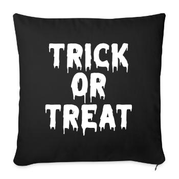 Halloween, Halloween Party, Witch - Sofa pillowcase 17,3'' x 17,3'' (45 x 45 cm) - black - Front