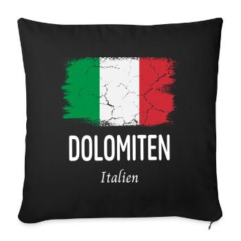 Dolomites - Housse de coussin décorative 45 x 45 cm - noir - Devant