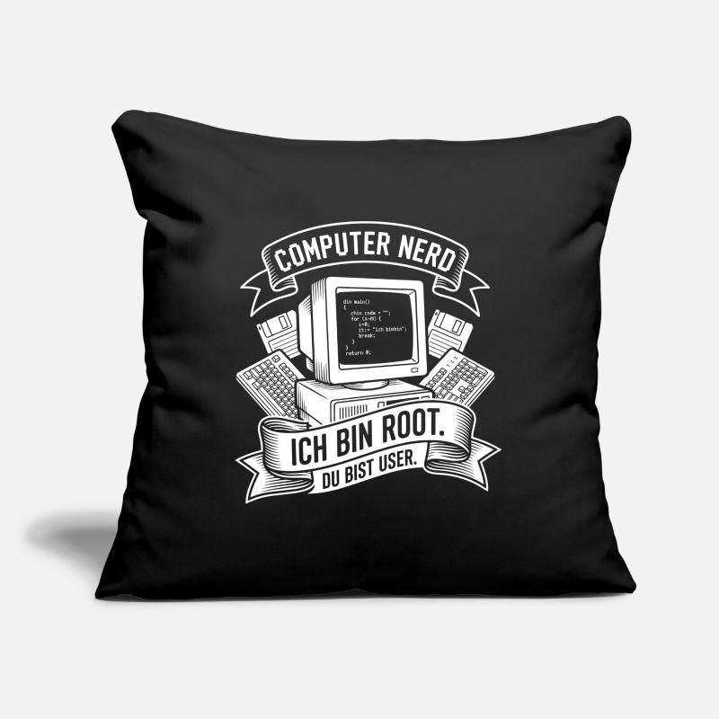 Ich bin Root Computer Nerd Sofakissenbezug 45 x 45 cm