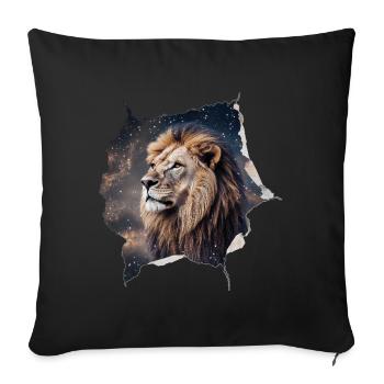 Leo Stars - Housse de coussin décorative 45 x 45 cm - noir - Devant