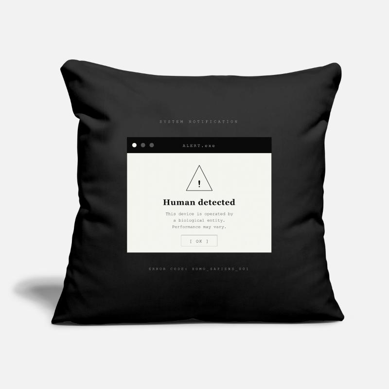 HUMAN DETECTED Sofa pillowcase 17,3'' x 17,3'' (45 x 45 cm)