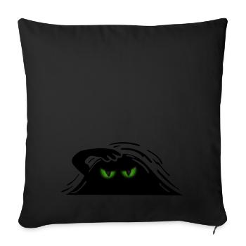 Ghost Eyes Spirit Evil Eye - Sofa pillowcase 17,3'' x 17,3'' (45 x 45 cm) - black - Front